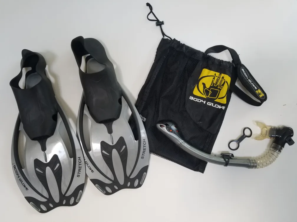 Body Glove Swim Fins & Snorkel