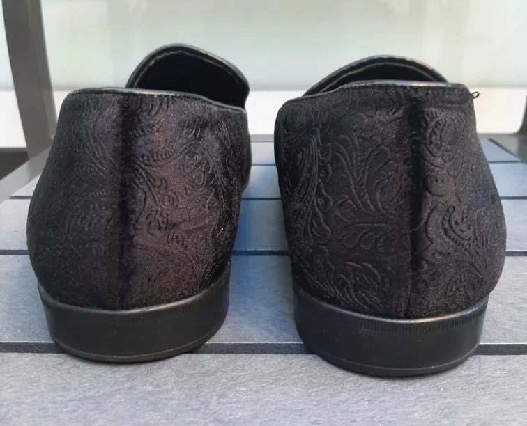 Robert David Black Patterned Loafers image indicator(5)