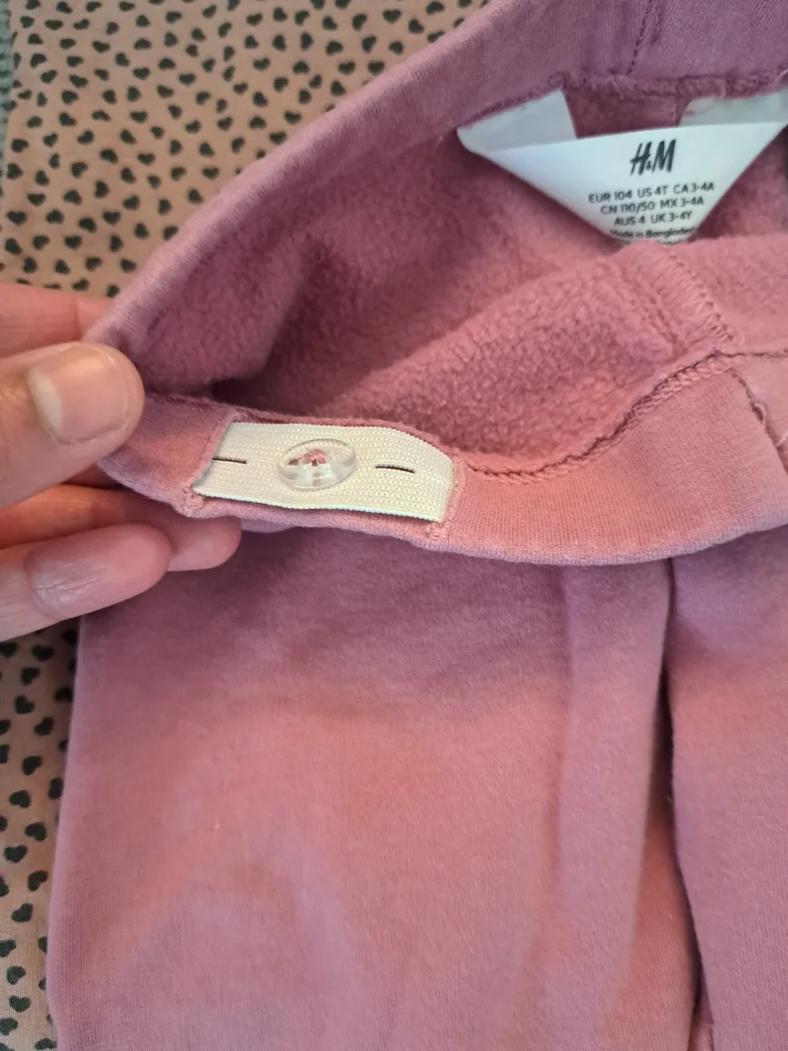 5 Pairs of Leggings-4T with Fleece lining image indicator(6)