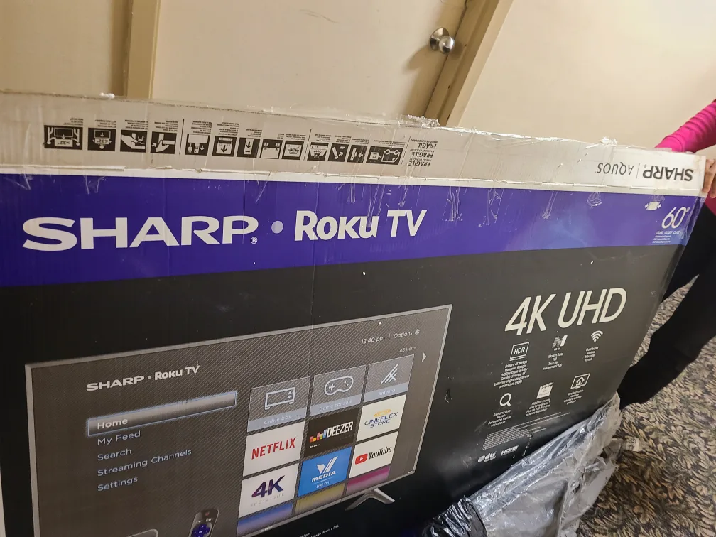 Sharp Roku TV 60" 4K UHD thumbnail