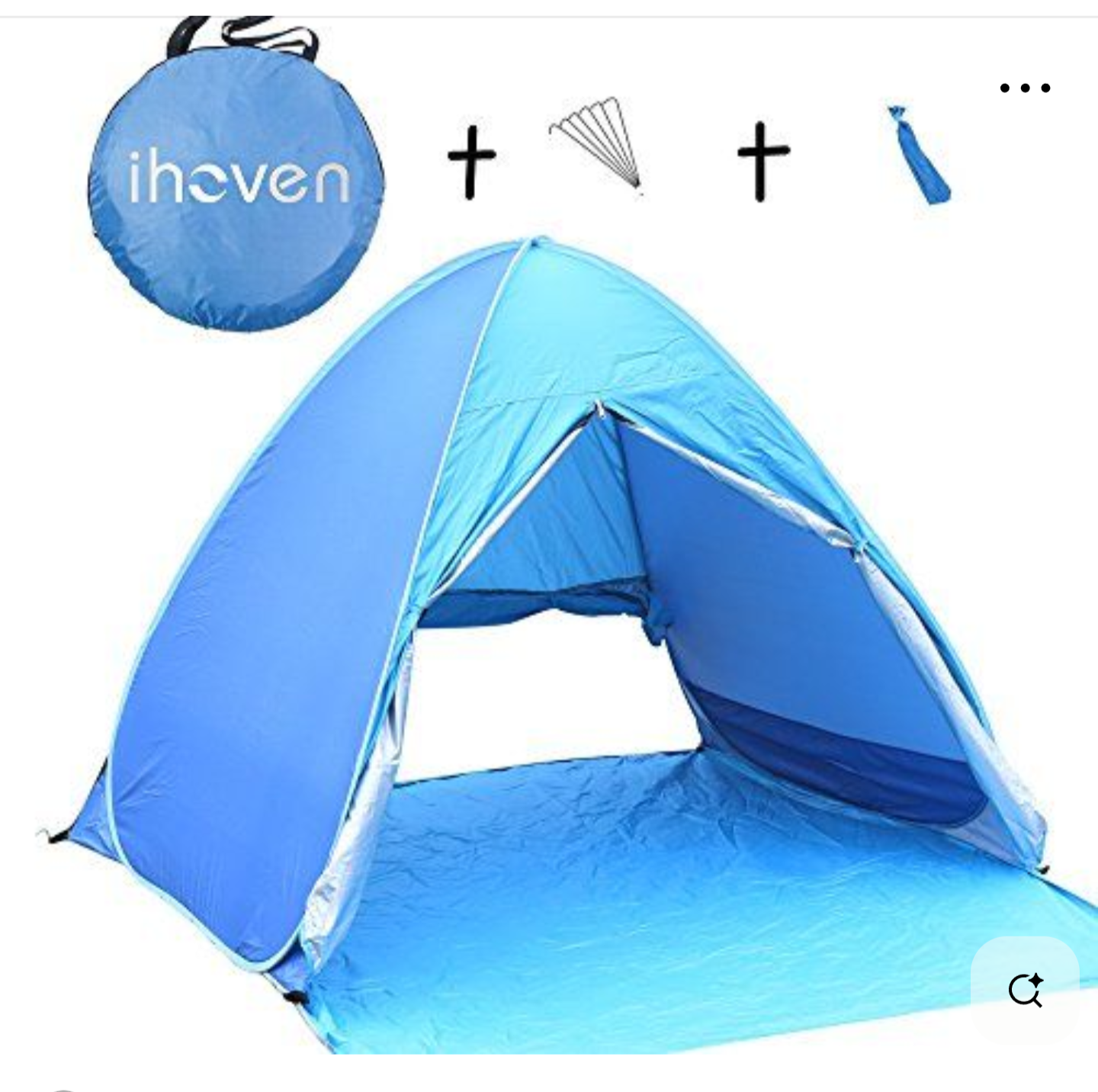 ihoven Blue Pop-up Beach Tent⛺