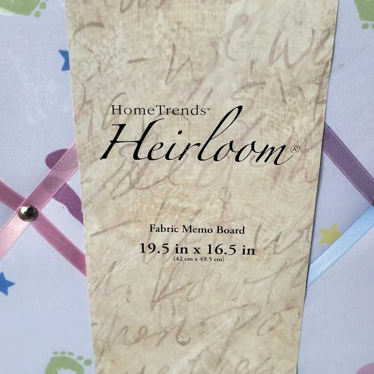 New Fabric Memo/Photo Board For Babies Room image indicator(2)