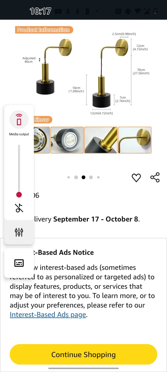 KELLOOT Modern Wall Sconce Lights (Set of 2) image indicator(3)