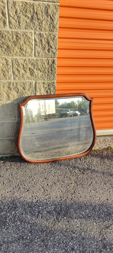 Vintage Wooden Framed Mirror