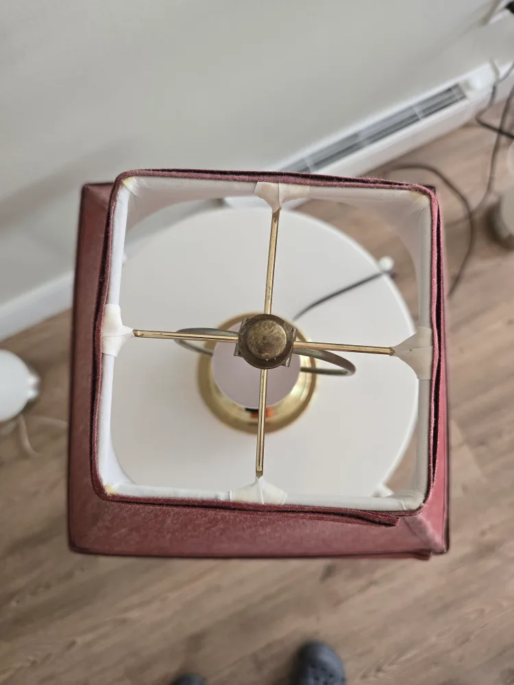 Burgundy Table Lamp image indicator(3)