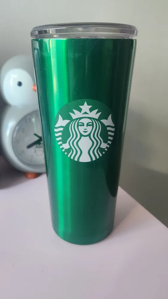Starbucks Green Tumbler thumbnail