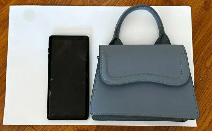ZARA Blue Mini City Bag image indicator(4)