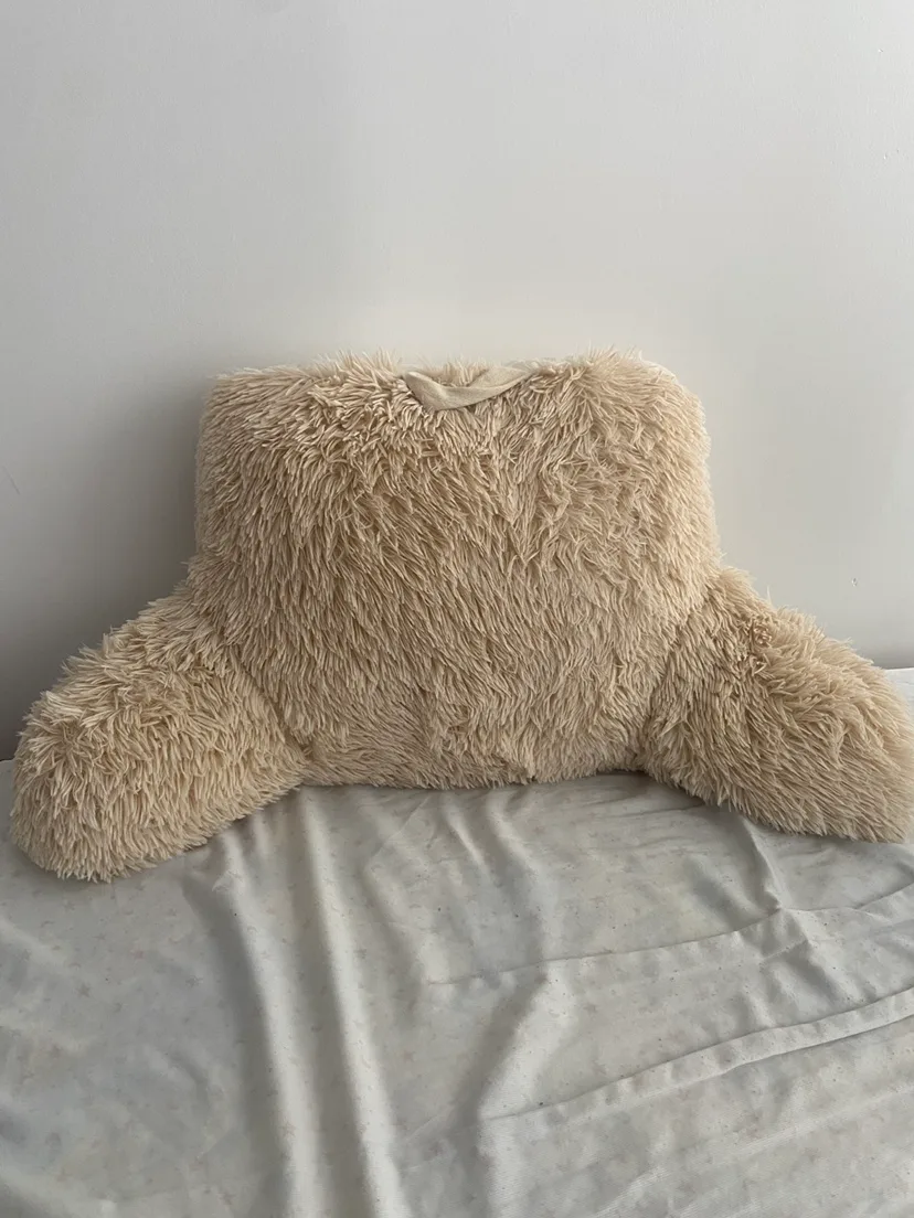Fuzzy Bed Rest Pillow thumbnail