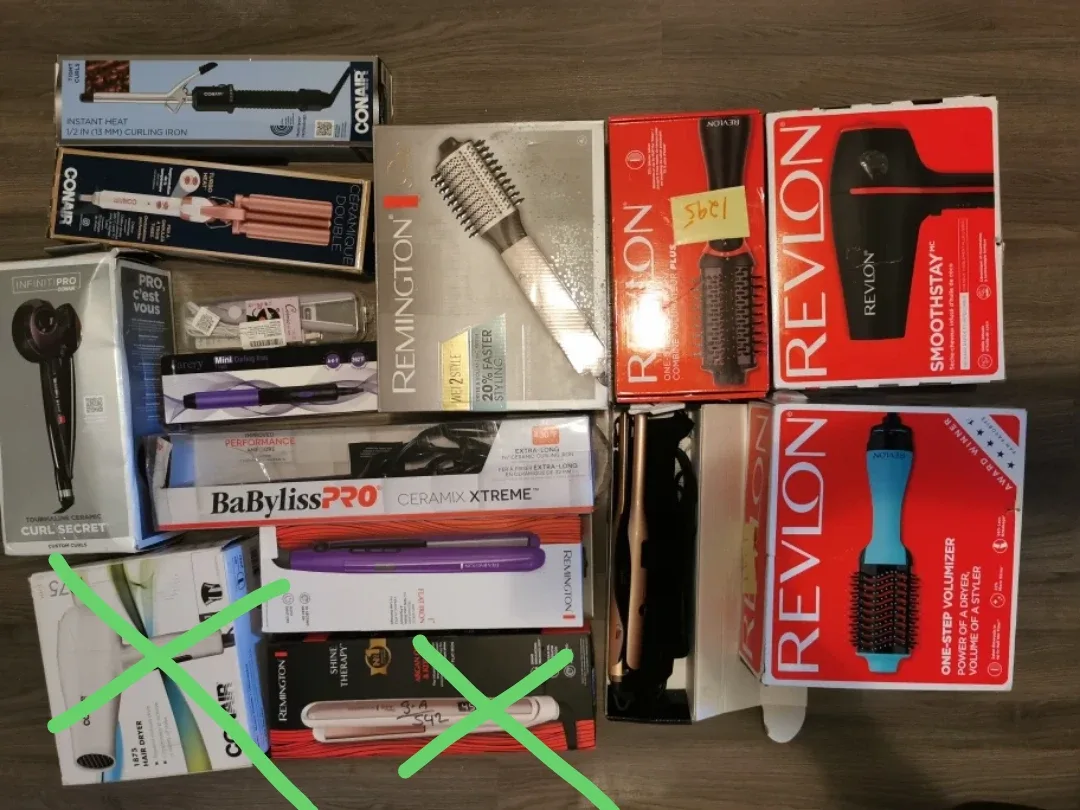 Hair Styling Tools Bundle - Conair, Revlon, Babyliss Pro & More! thumbnail