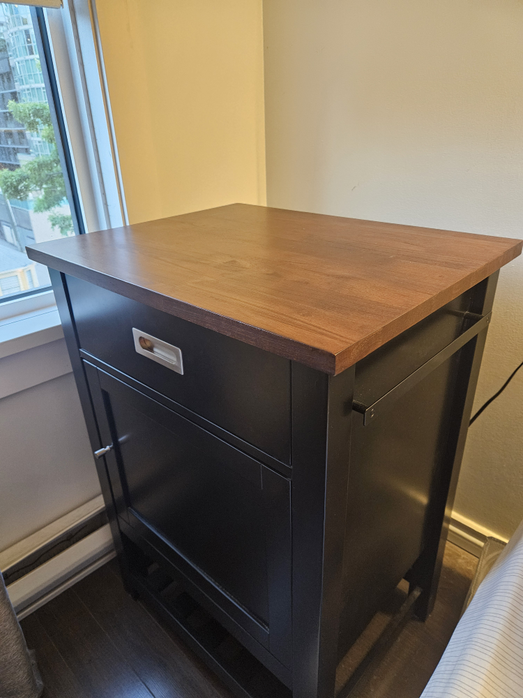 Kitchen Cart (used as nightstand)