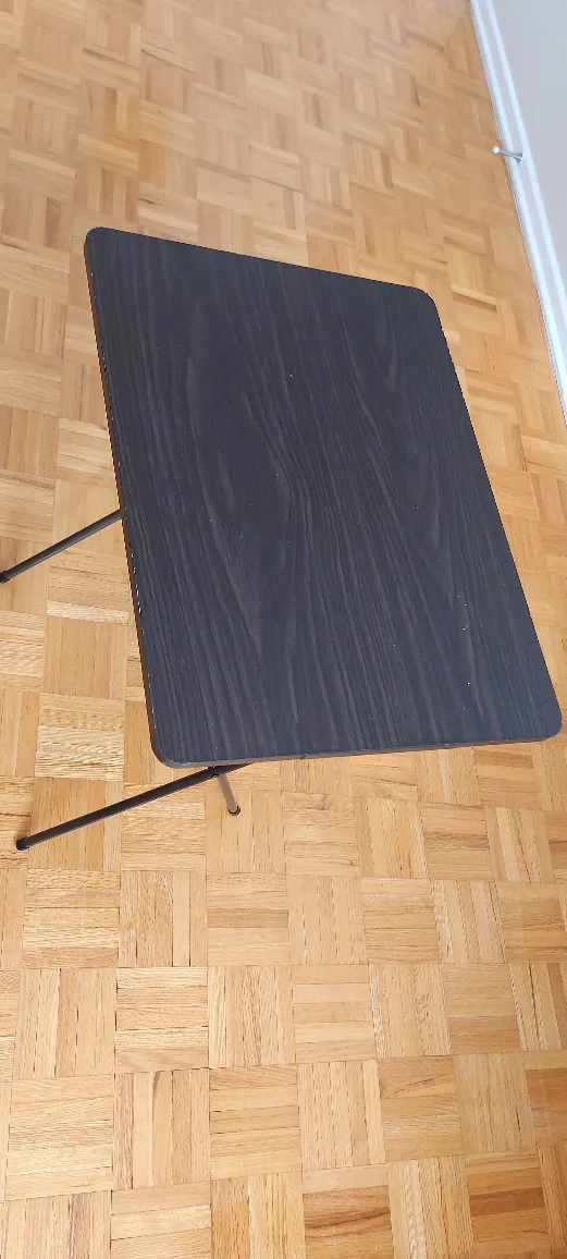 Black Folding TV Tray Table image indicator(3)