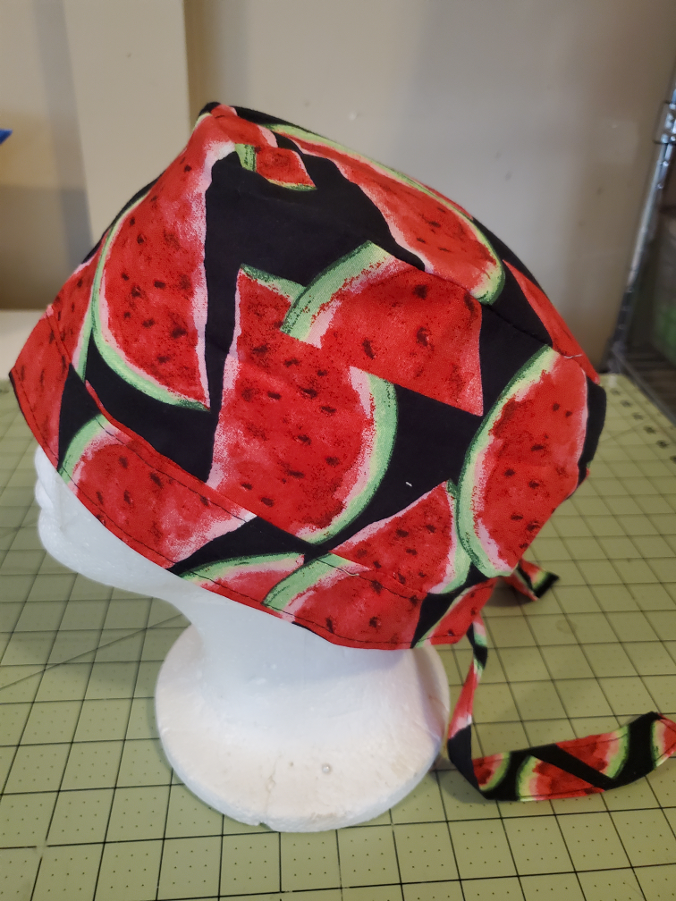 Watermelon Print Scrub Cap Adult Sz - photo 3