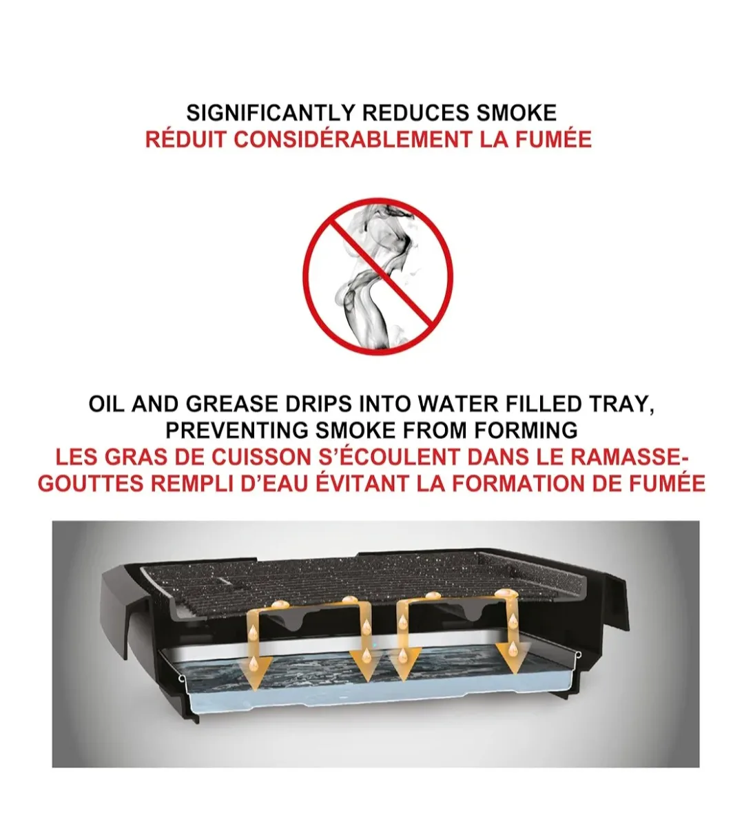 Starfrit The Rock Indoor Smokeless BBQ Grill image indicator(7)