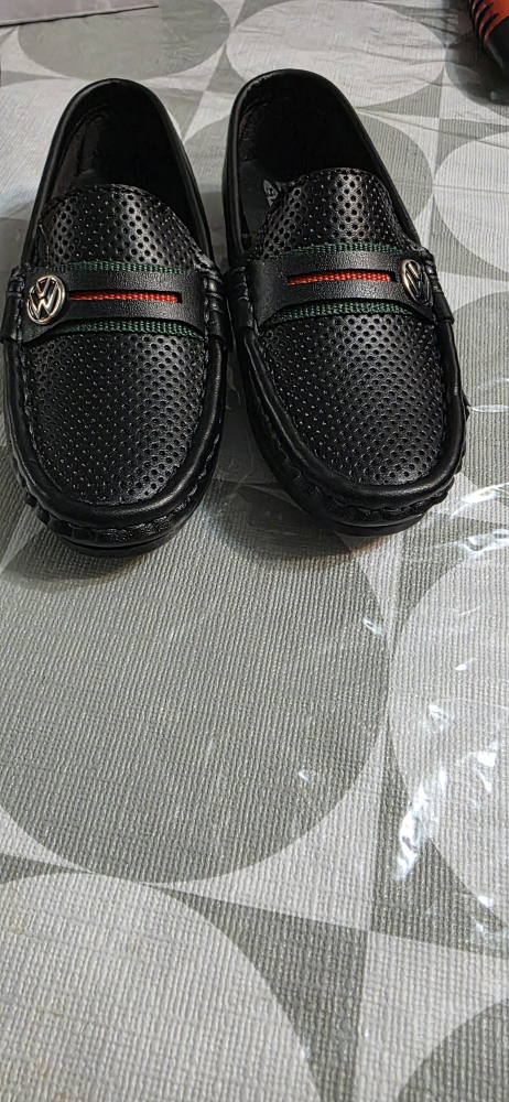 Black Leather Loafers