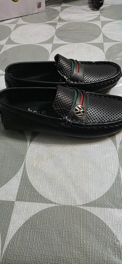 Black Leather Loafers image indicator(2)