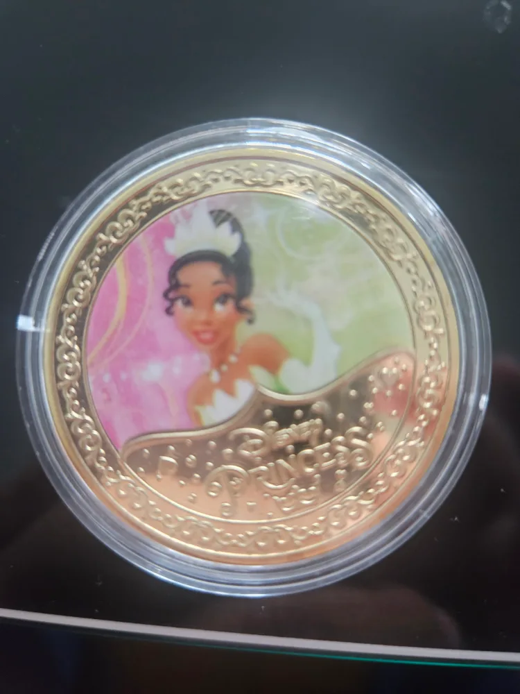 Disney Princess Gold Plated Coins 5 pcs image indicator(3)