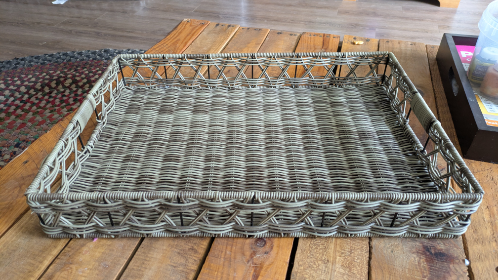 Wicker Serving Tray 🧡