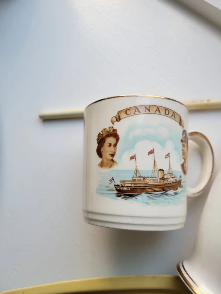 Queen Elizabeth II Coronation Souvenir Tins & Trays & cups image indicator(8)