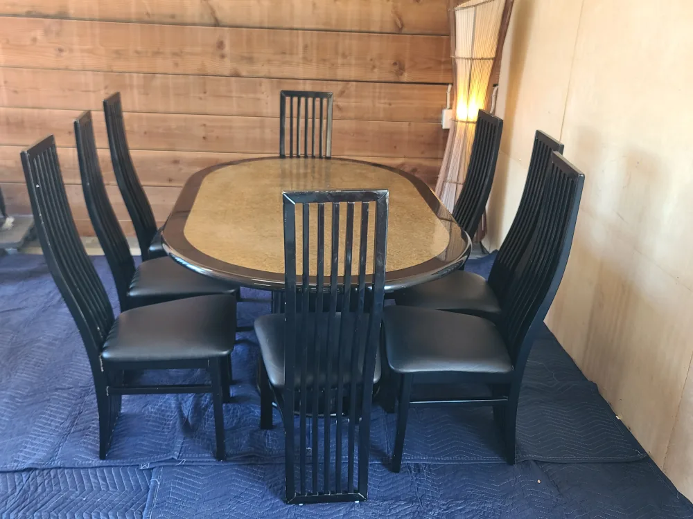 Dining Table Set with 6 Chairs