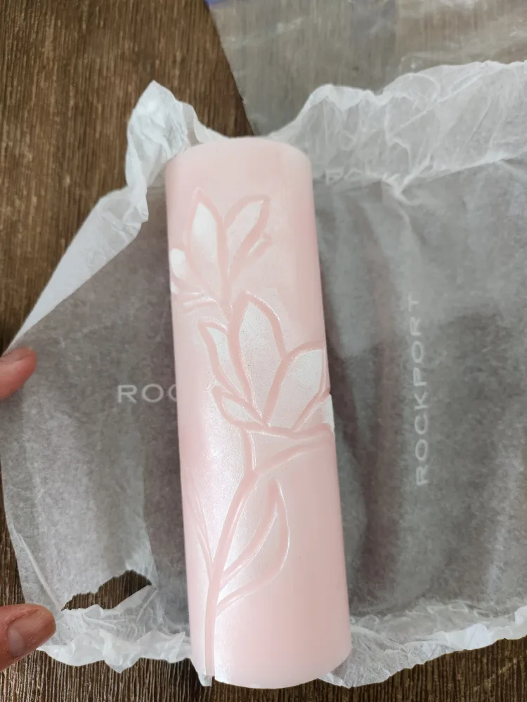 #freecycle pale pink floral candle thumbnail