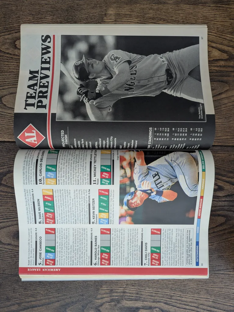 1997 Ultimate Sports Baseball Yearbook image indicator(5)