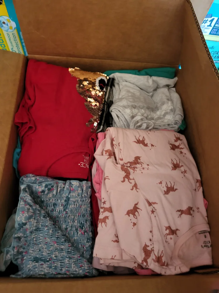 Box of Assorted Kids Clothing image indicator(2)