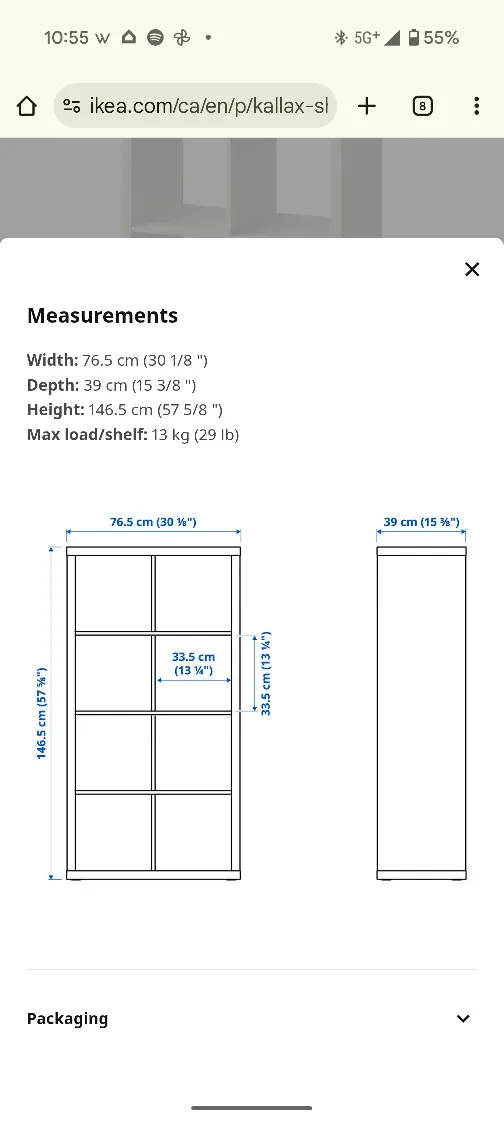 IKEA Kallax Shelf Unit - White image indicator(3)