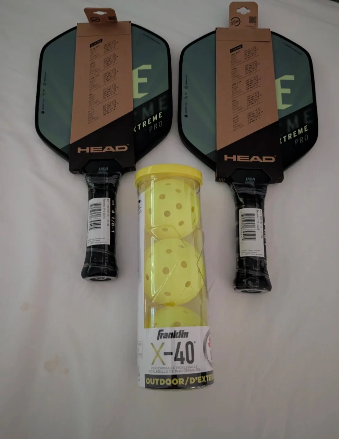 Head Xtreme Pro Pickleball Paddles + Franklin X-40 Balls 🧡 thumbnail