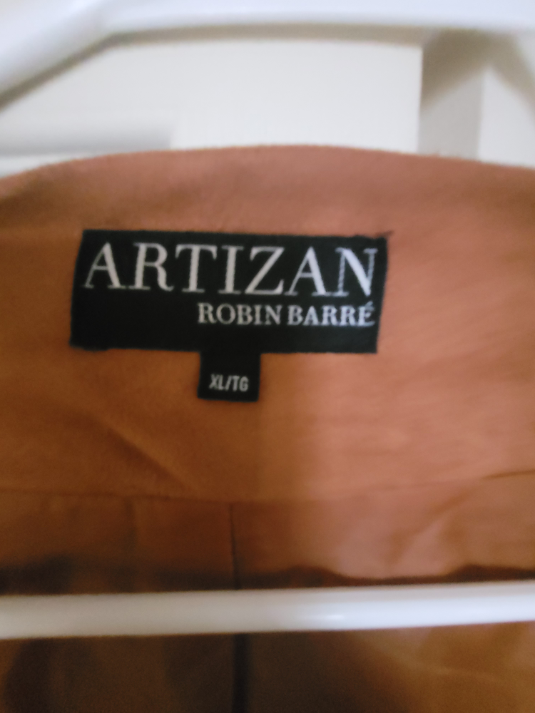 Brown suede type jacket - photo 2