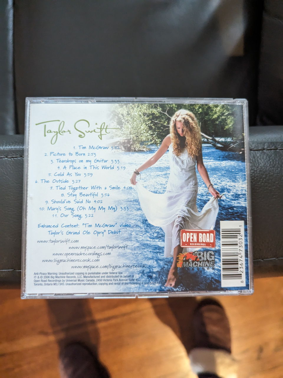 Taylor Swift Debut Album CD - photo 2