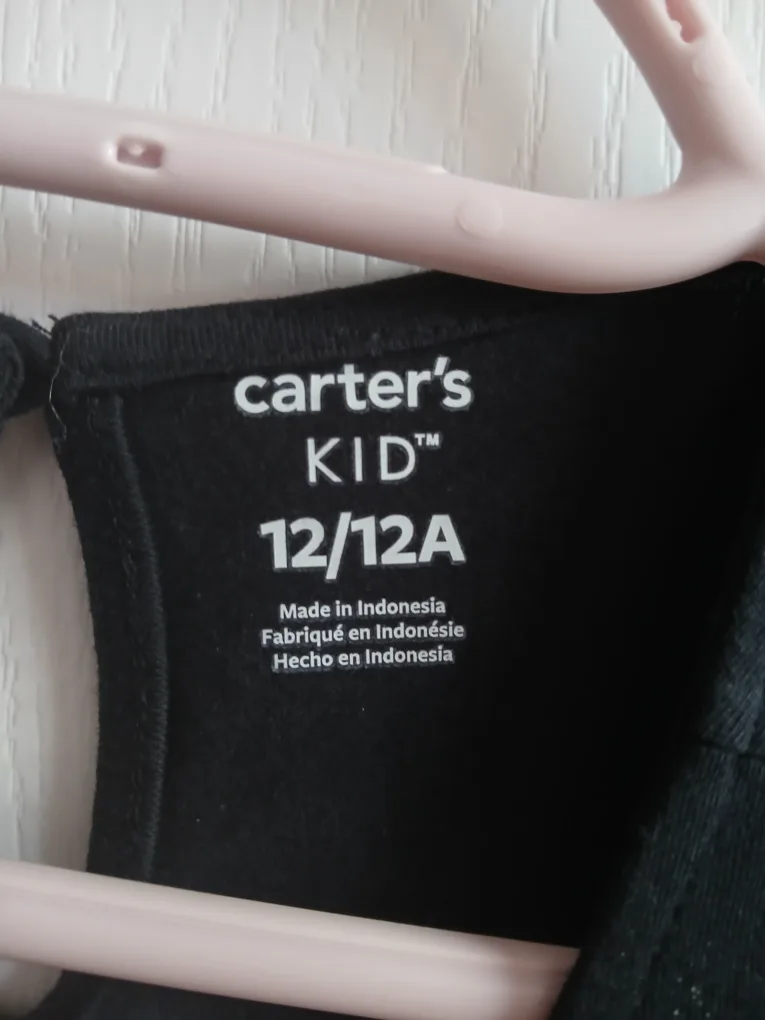 NEW! (TAG STILL ON) Carter's Black Longsleeve Top image indicator(3)