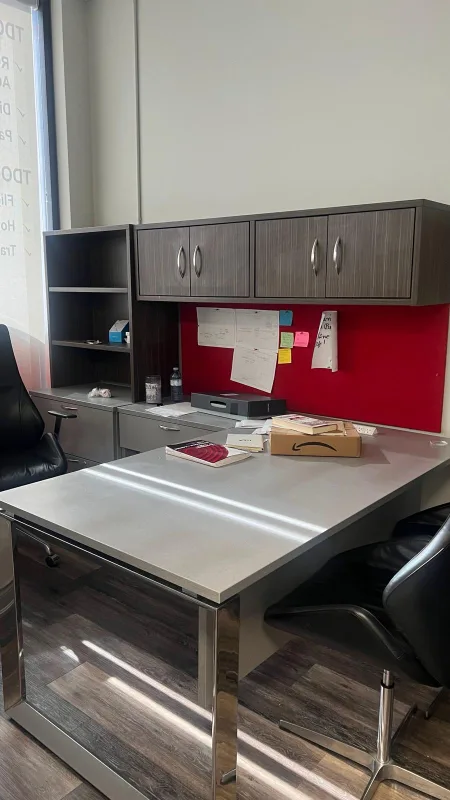 Office Desk with Hutch and Storage thumbnail