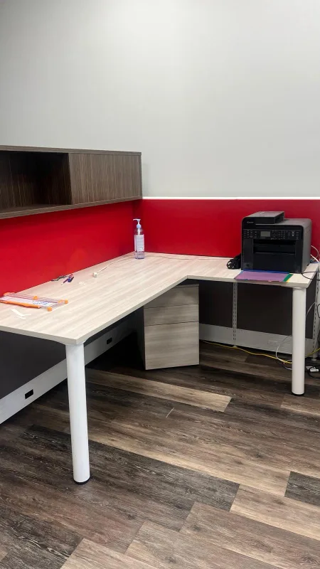 Office Desk with Hutch and Storage image indicator(7)