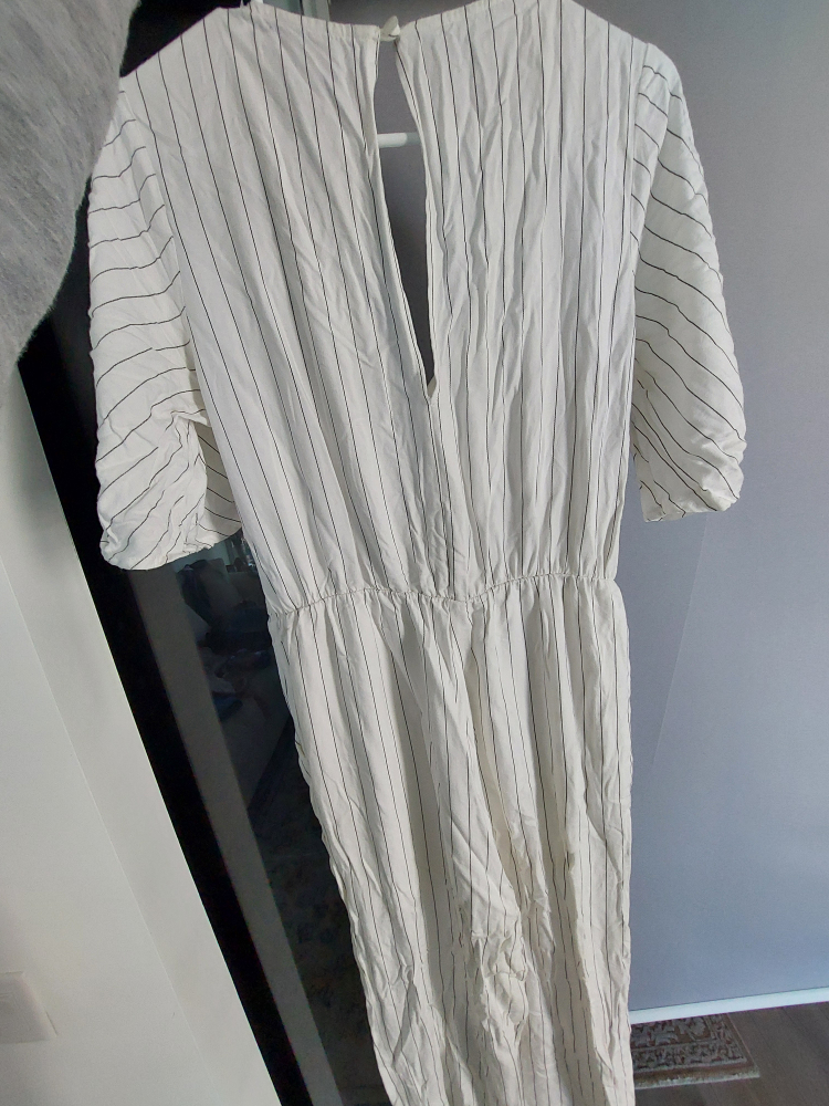 White Striped Jumpsuit - photo 2