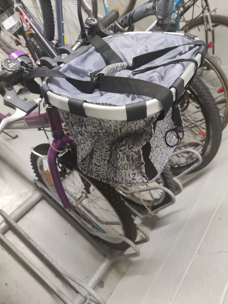 Purple Bicycle with all assessories image indicator(7)