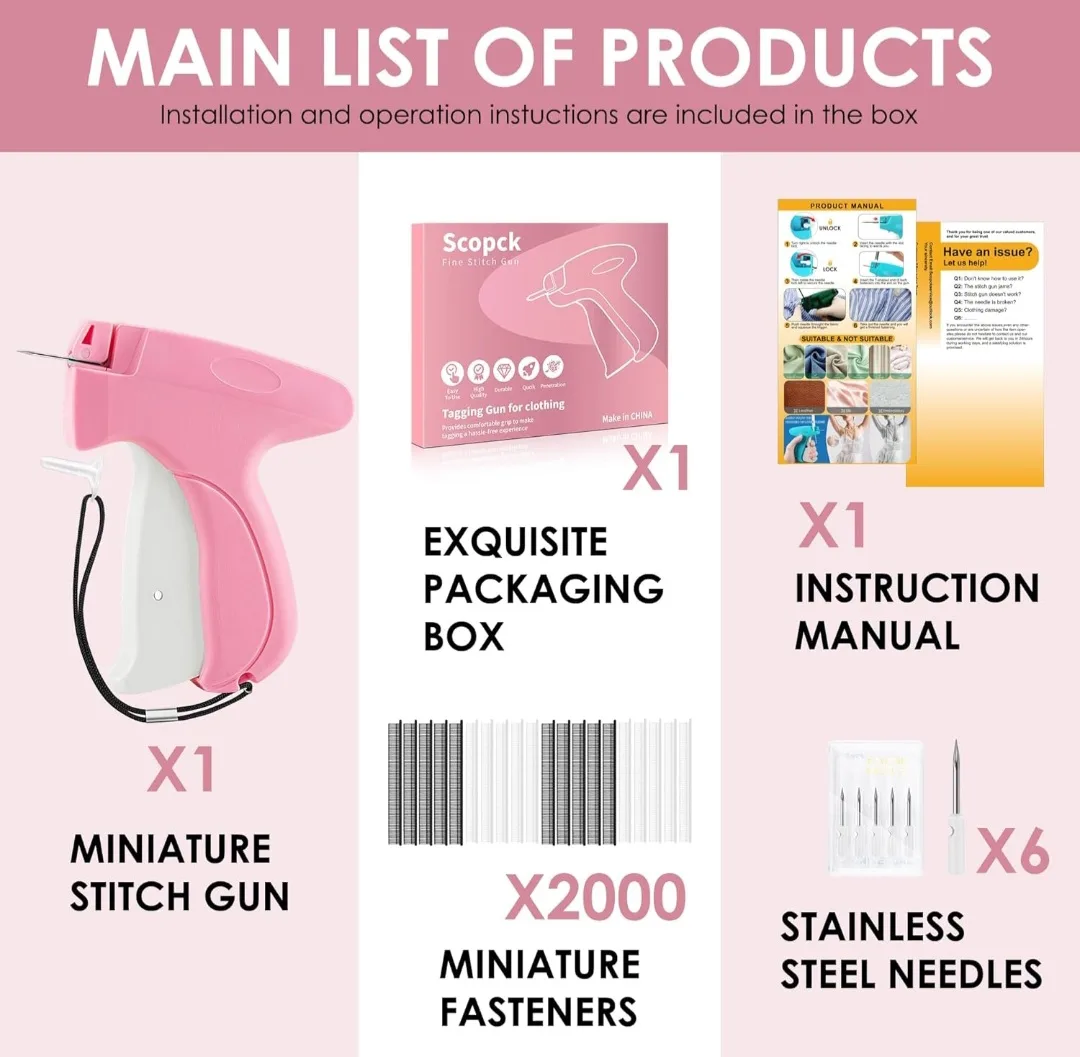 Stitch Gun for Clothes image indicator(6)