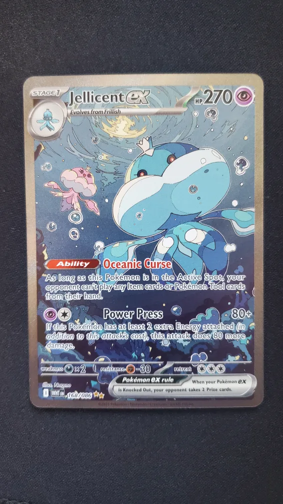 Jellicent Special Illustration Rare Pokémon Card 168/086 - Mint thumbnail