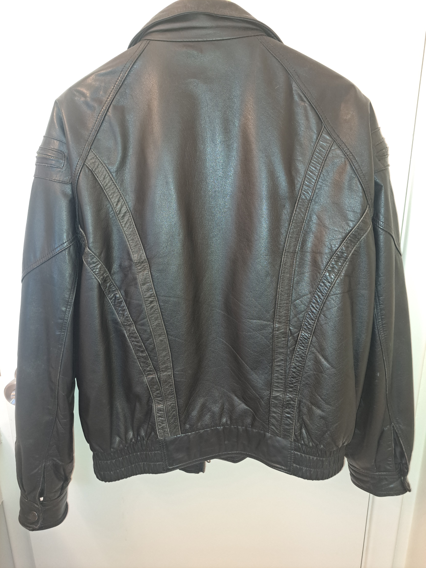 Dino Gallucci Black Leather Jacket medium - photo 2