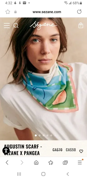 scarf Sézane scarf Pangea  - Cotton thumbnail