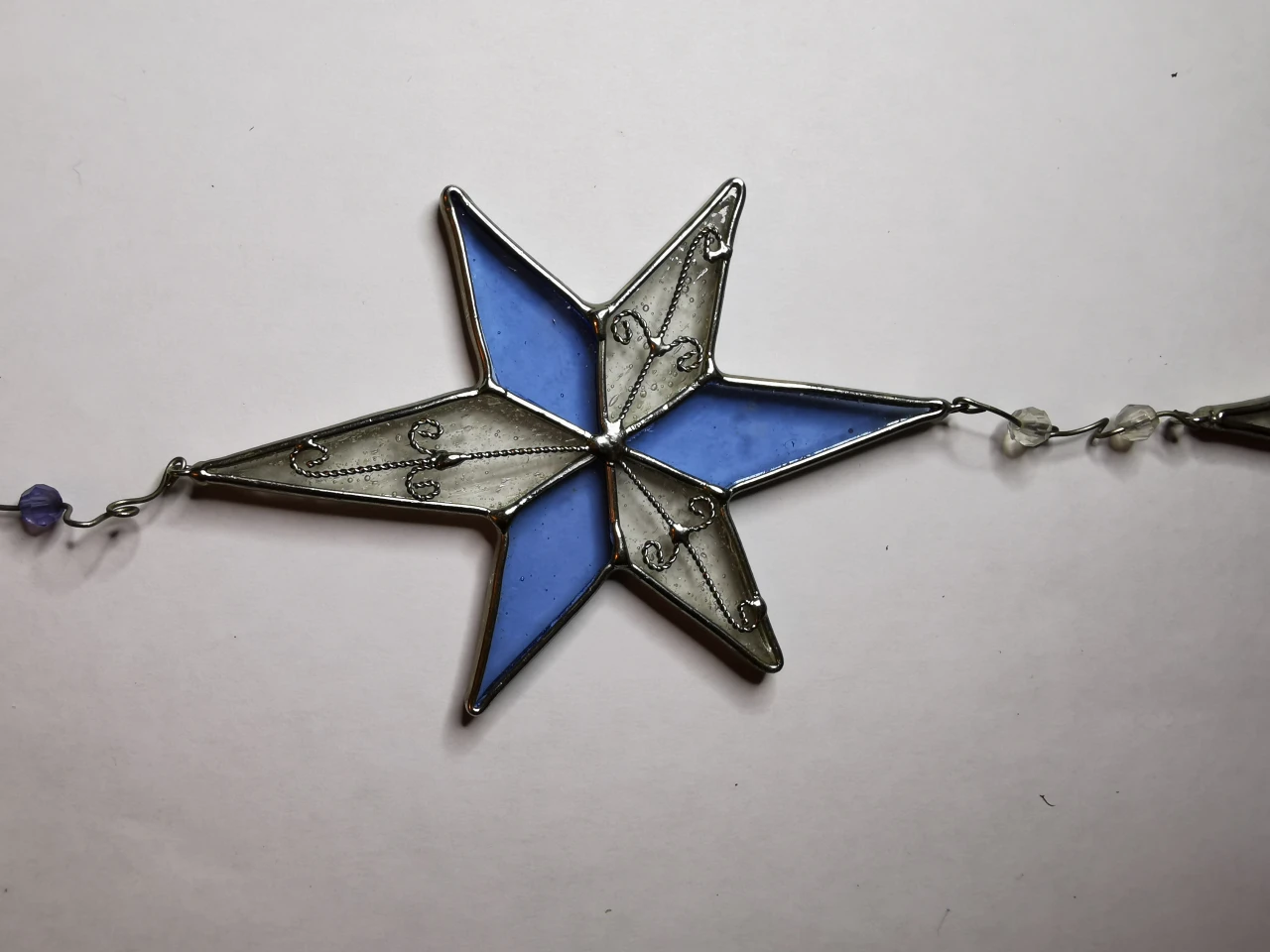 Star Stained Glass Window Hanging - photo 5