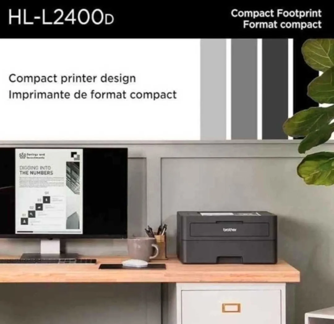 Brother HLL2400D Monochrome All-In-One Laser Printer image indicator(7)