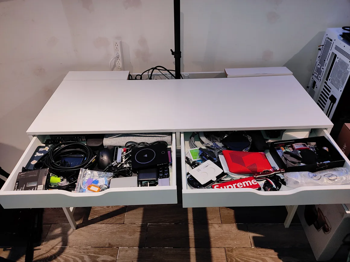 IKEA Alex Desk - White image indicator(5)