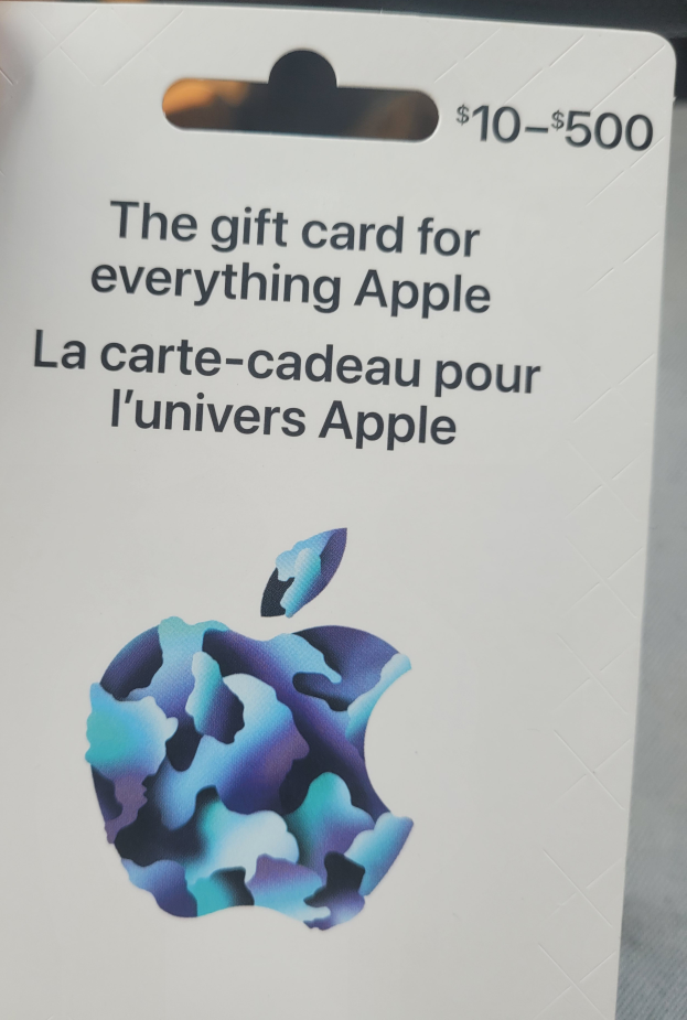Apple Gift Card ($10-$500)