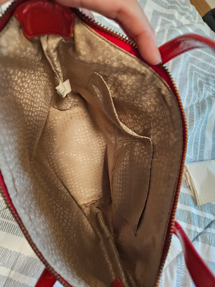 Kate Spade Red Polka Dot Tote Bag image indicator(2)