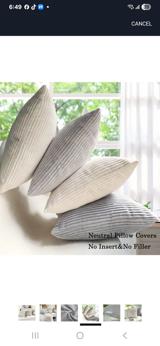 Pillow Covers (no pillow insert) thumbnail