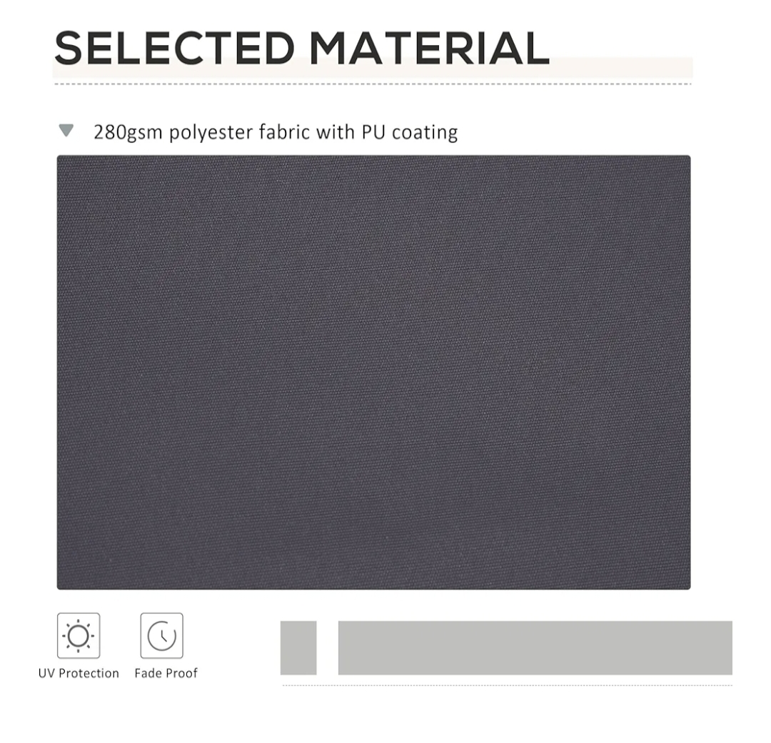 11' x 10' Retractable Awning Fabric only - photo 3