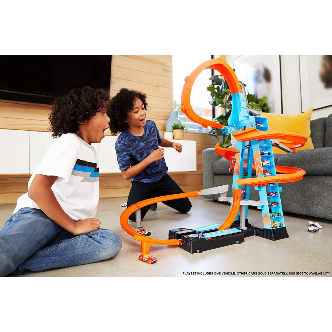 Hot Wheels Sky Crash Tower Playset