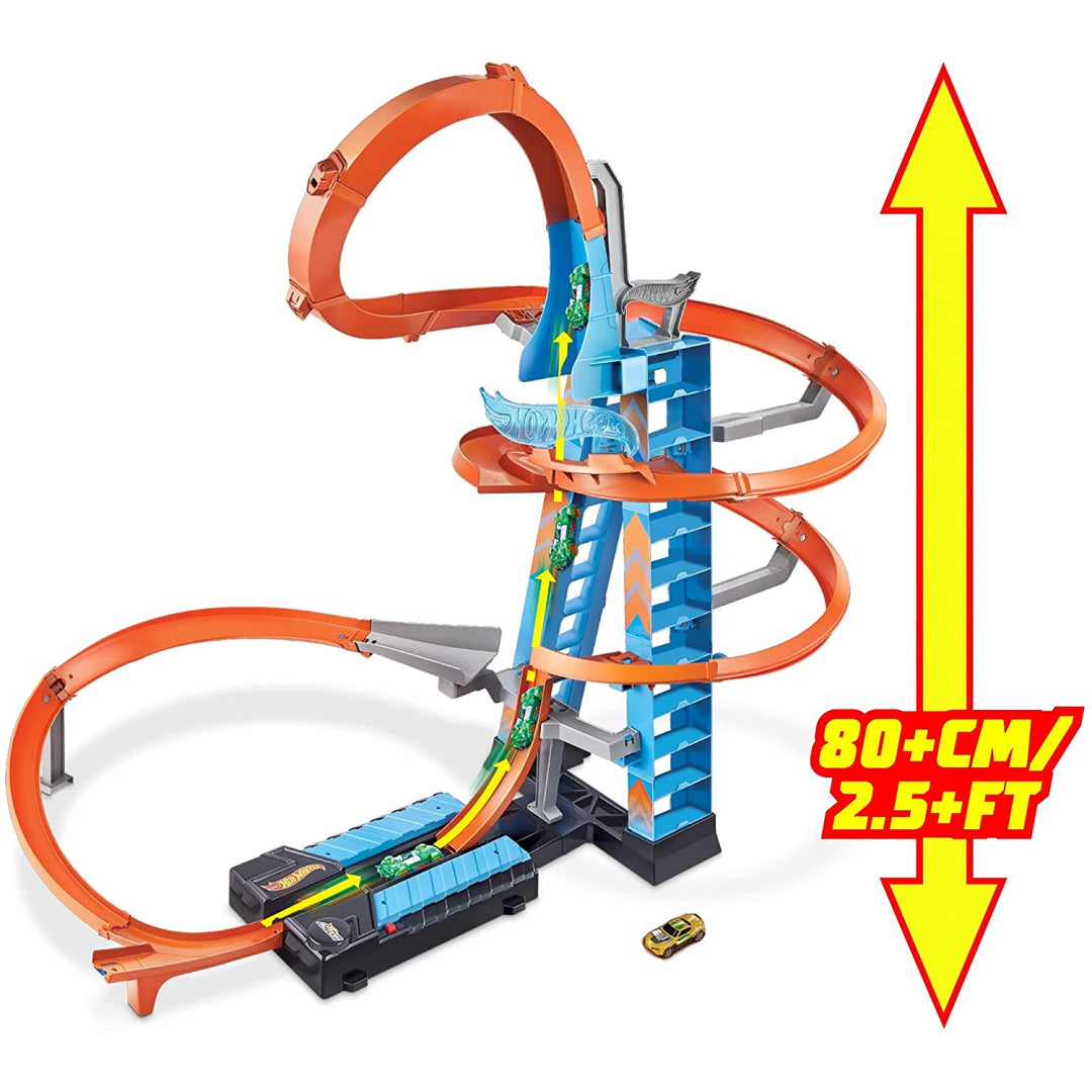 Hot Wheels Sky Crash Tower Playset - photo 4