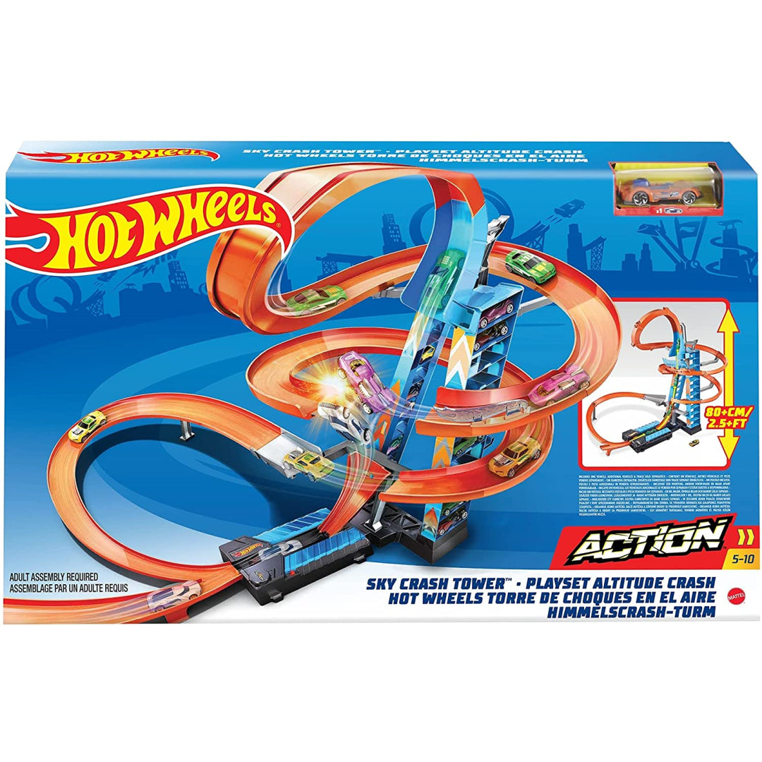 Hot Wheels Sky Crash Tower Playset - photo 5