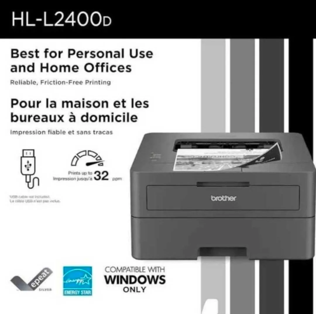 Brother HLL2400D Monochrome All-In-One Laser Printer image indicator(5)